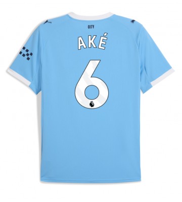 Lacne Muži Futbalové dres Manchester City Nathan Ake #6 2025-26 Krátky Rukáv - Domáci